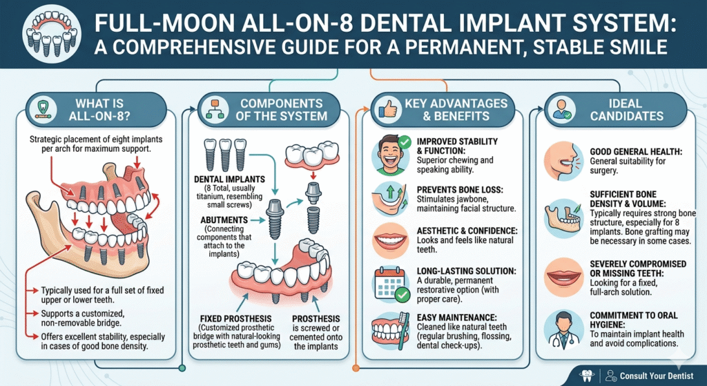 All-on-8 dental implants in Vadodara
