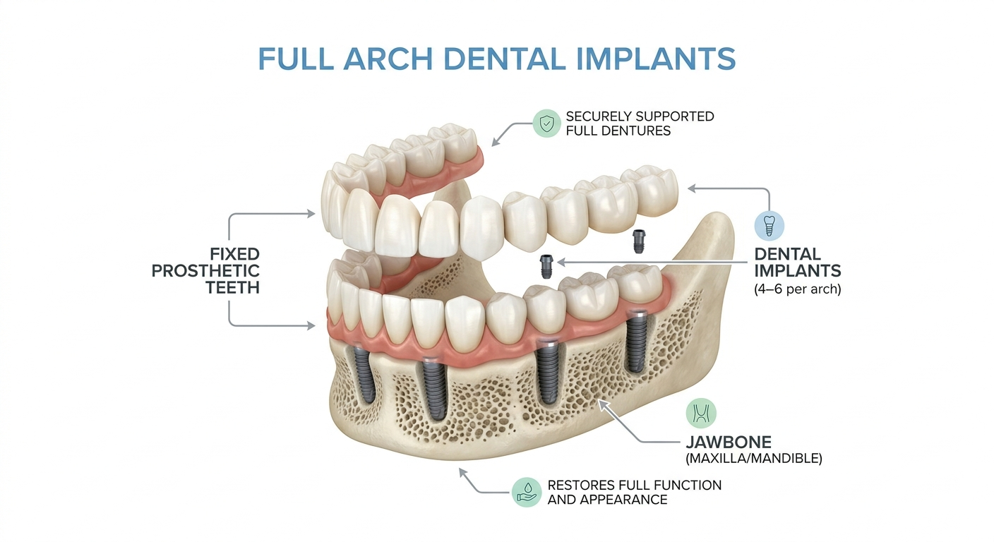 Full mouth Dental Implant in Vadodara