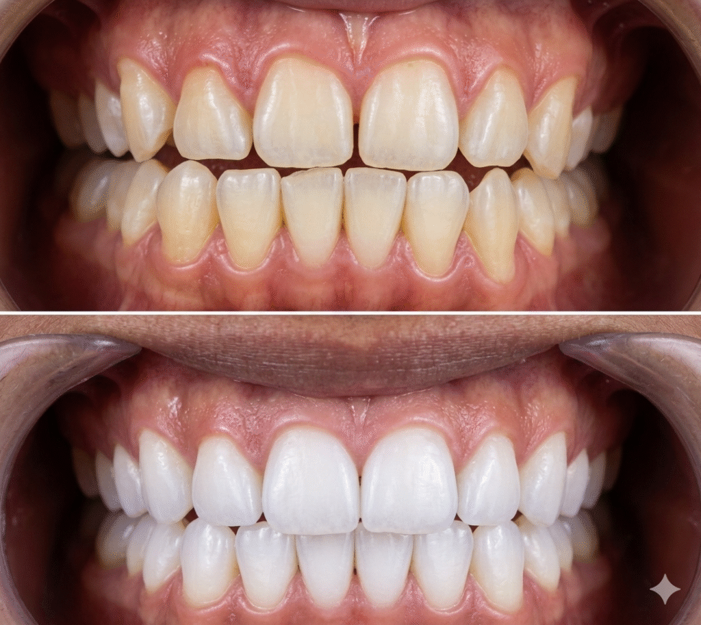  Effective Laser Teeth Whitening Before/After -