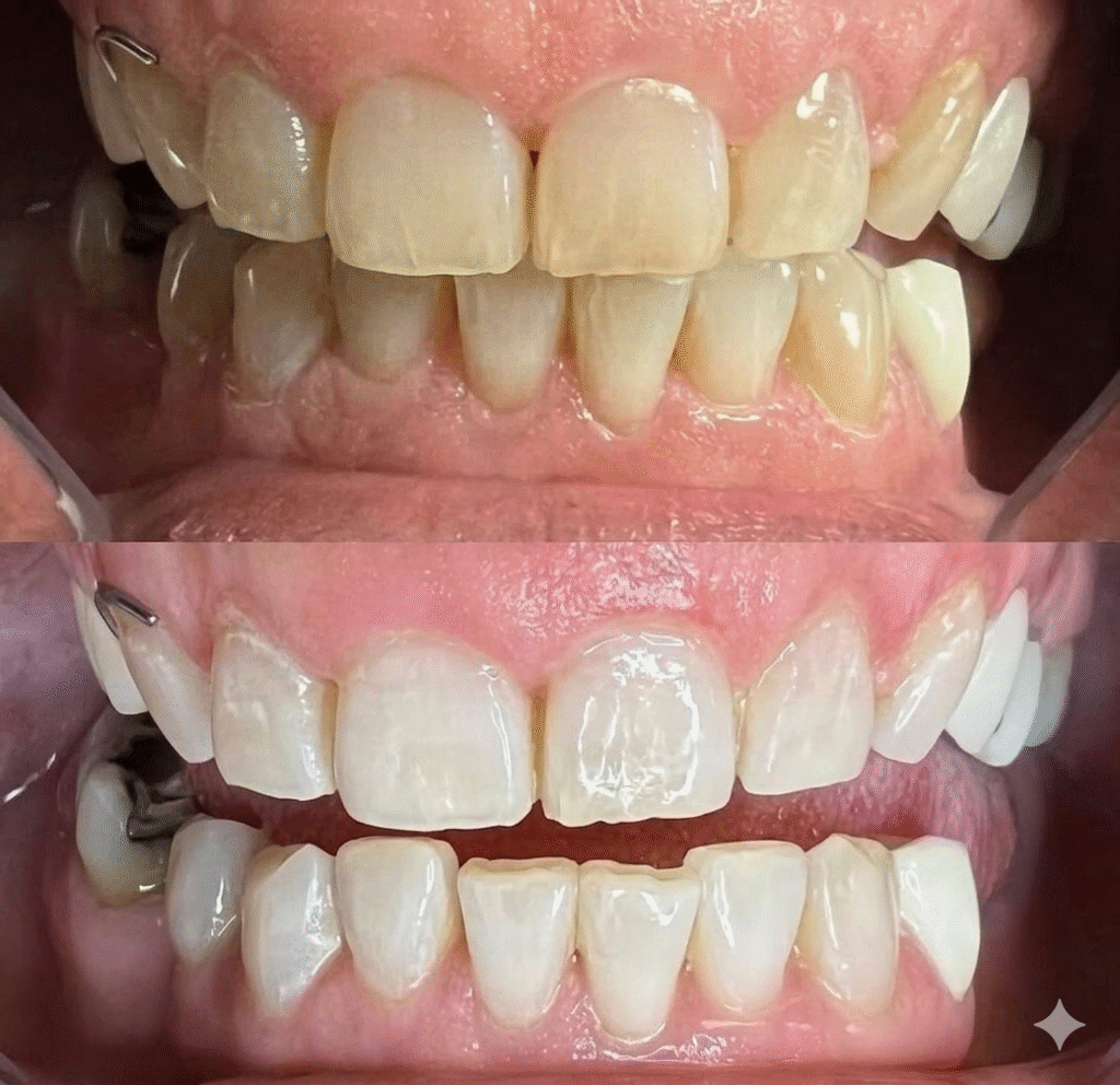  Effective Laser Teeth Whitening Before/After -